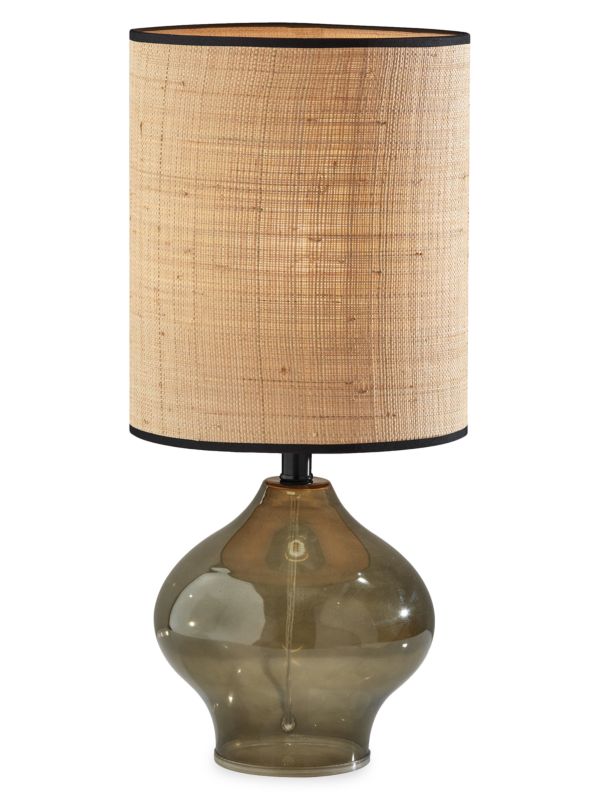 Adesso Emma Rattan Table Lamp
